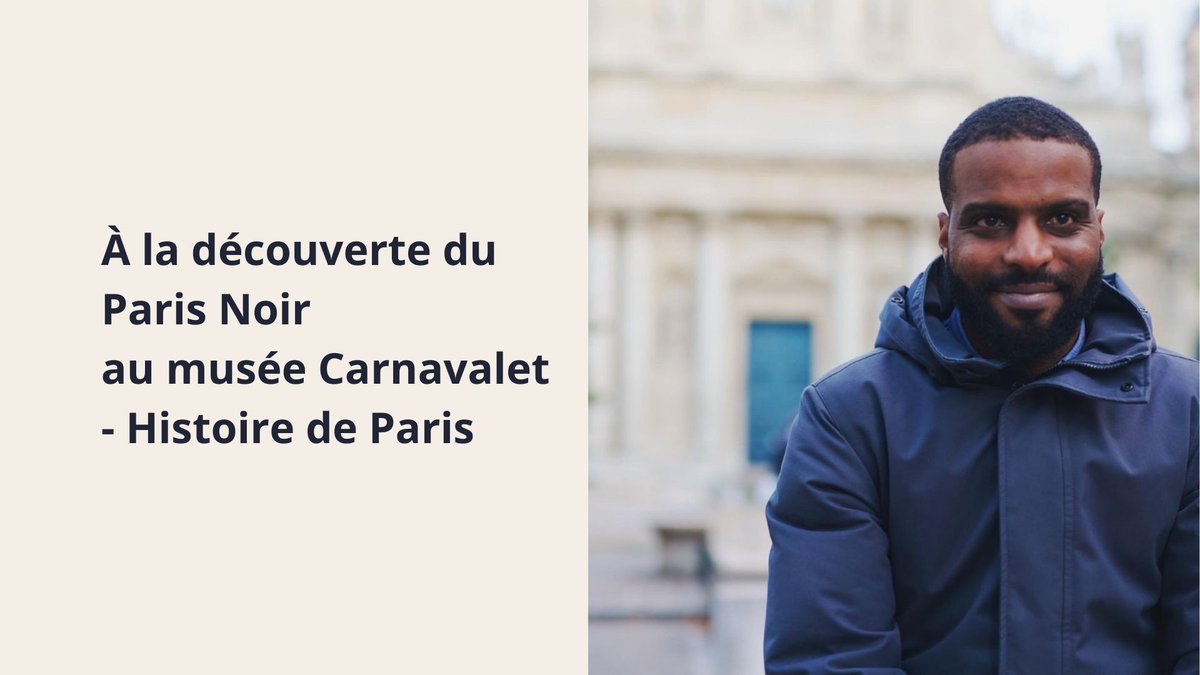 Dans le cadre de la semaine parisienne de lutte contre le racisme et l'antisémitisme, le @museecarnavalet reçoit Kévi Donat, guide-conférencier et créateur du @LeParisNoir. 👉En savoir plus : cutt.ly/ww0yTQGb