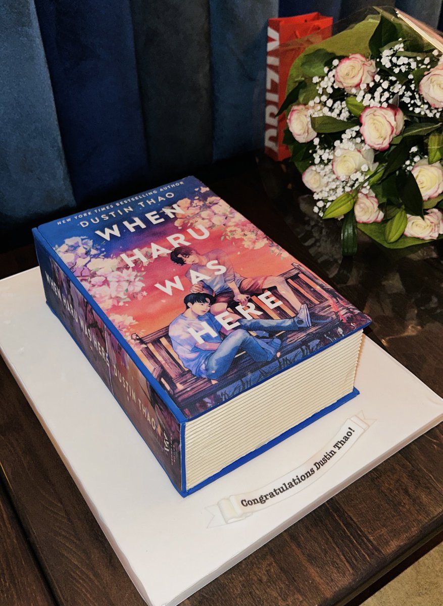 got my first ever book cake 🥲