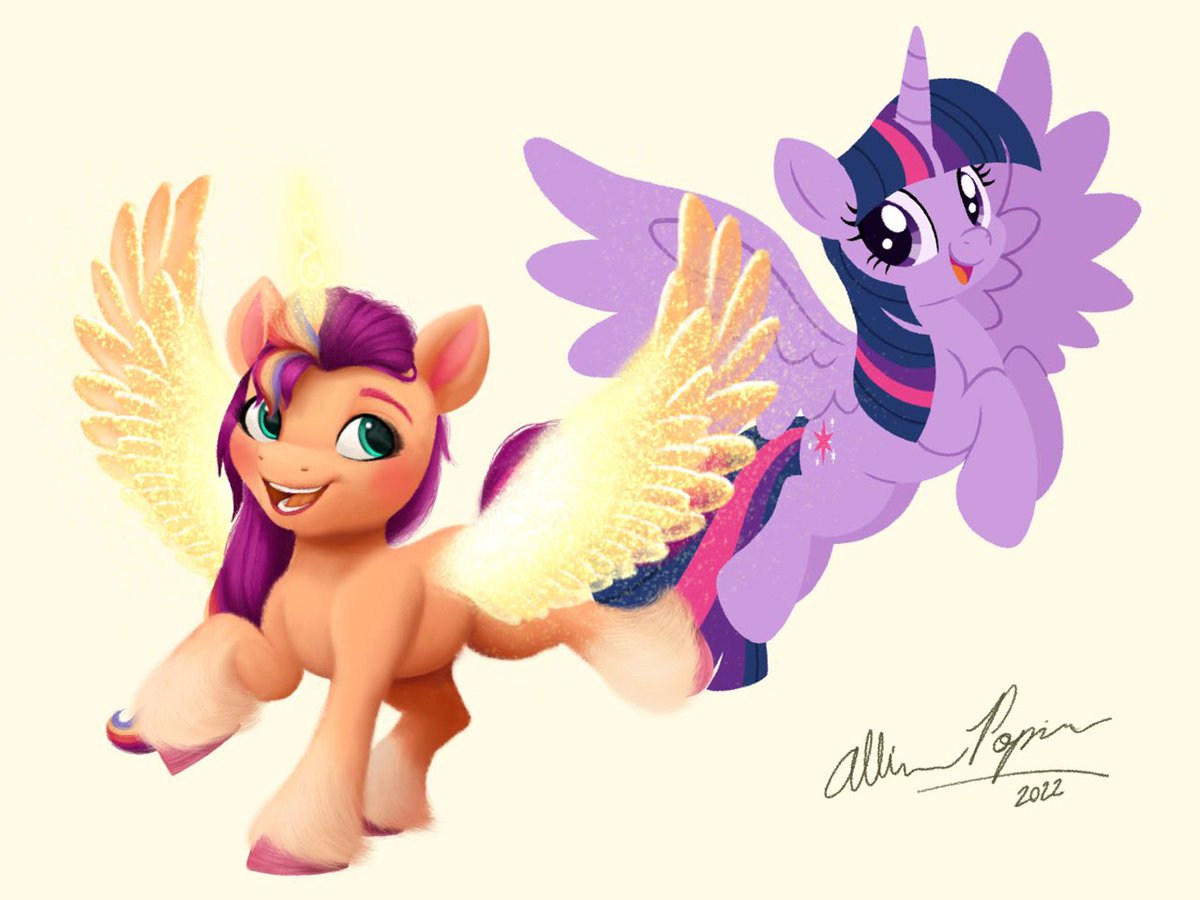 Reposting this piece to remind you all that Friendship is Magic! No matter the generation! ❤️✨*
*
#mlpfim #g5mlp #sunnystarscout #twilightsparkle