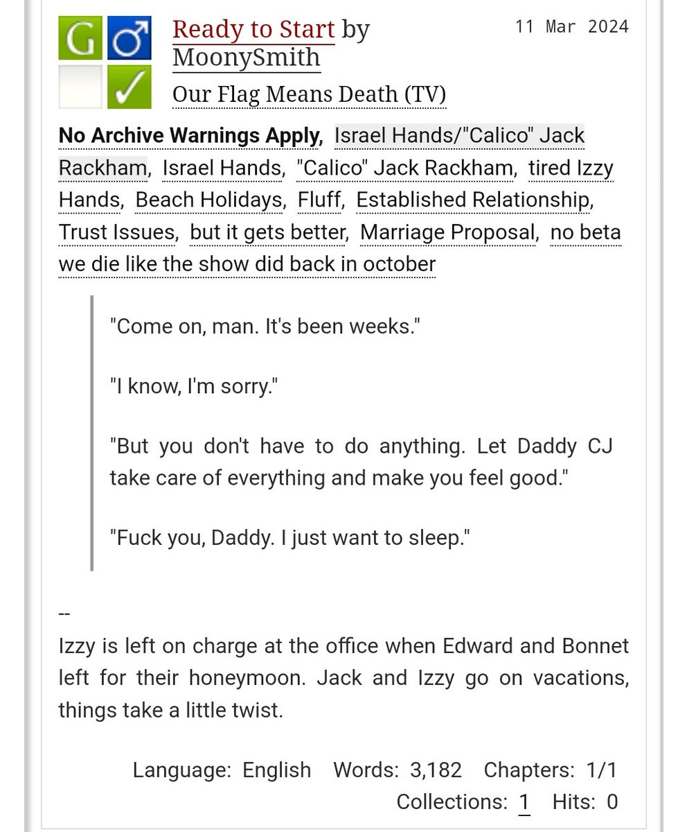 cononeilluk's tweet image. I DID IT happy cjizzy week, everyone. This is my first fic about them ok, be kind I didn't ask for a beta SORRY ILY
archiveofourown.org/works/54405199

#CJIzzyWeek2024