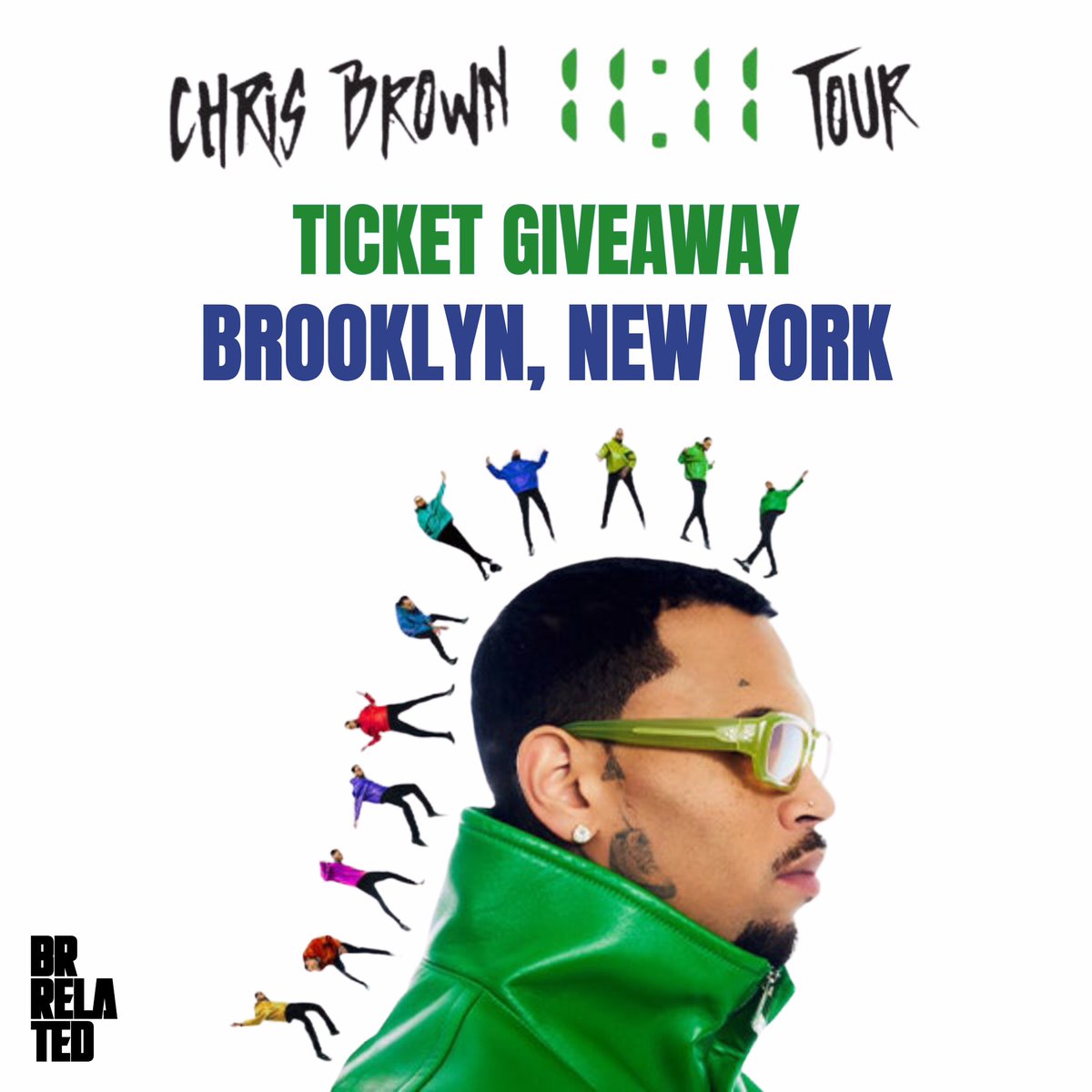 BreezyRelated's tweet photo. CHRIS BROWN'S 11:11 TOUR TICKET GIVEAWAY

We’re giving away a pair of tickets for the '11:11 Tour' in Brooklyn, New York 🔥

To Enter: RT and tag a friend in the replies, both persons must follow @BreezyRelated. We’ll randomly pick one winner who will receive 2 tickets 🎫 https://t.co/9YwNQXCW4z