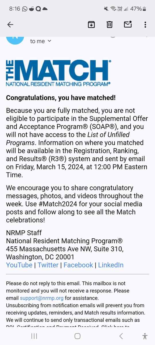 drapurva1986's tweet photo. Matched @ERASinfo @TheNRMP .
Thanks everyone for constant support. https://t.co/Rf1r8v8lFw