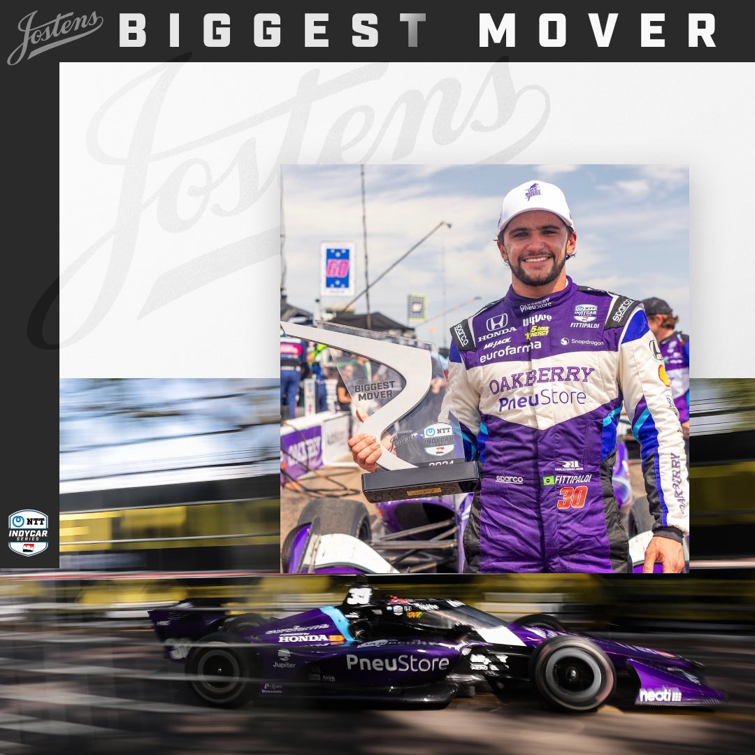 1️⃣1️⃣ spots gained for @PiFitti 🤯 Hear from Josten’s Biggest Mover. 🧵 #INDYCAR // @RLLracing