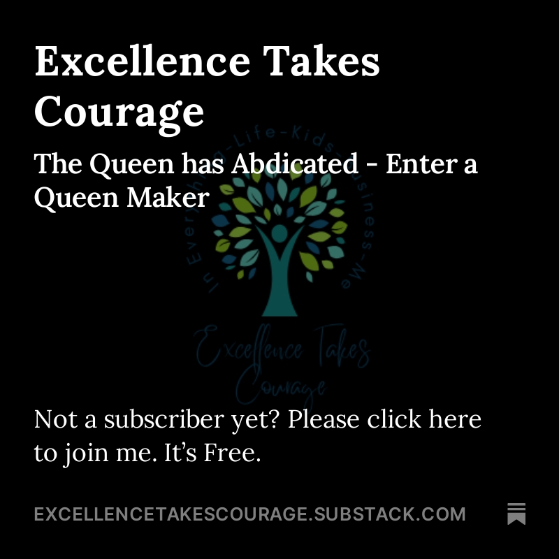 Excellence Takes Courage tweet media