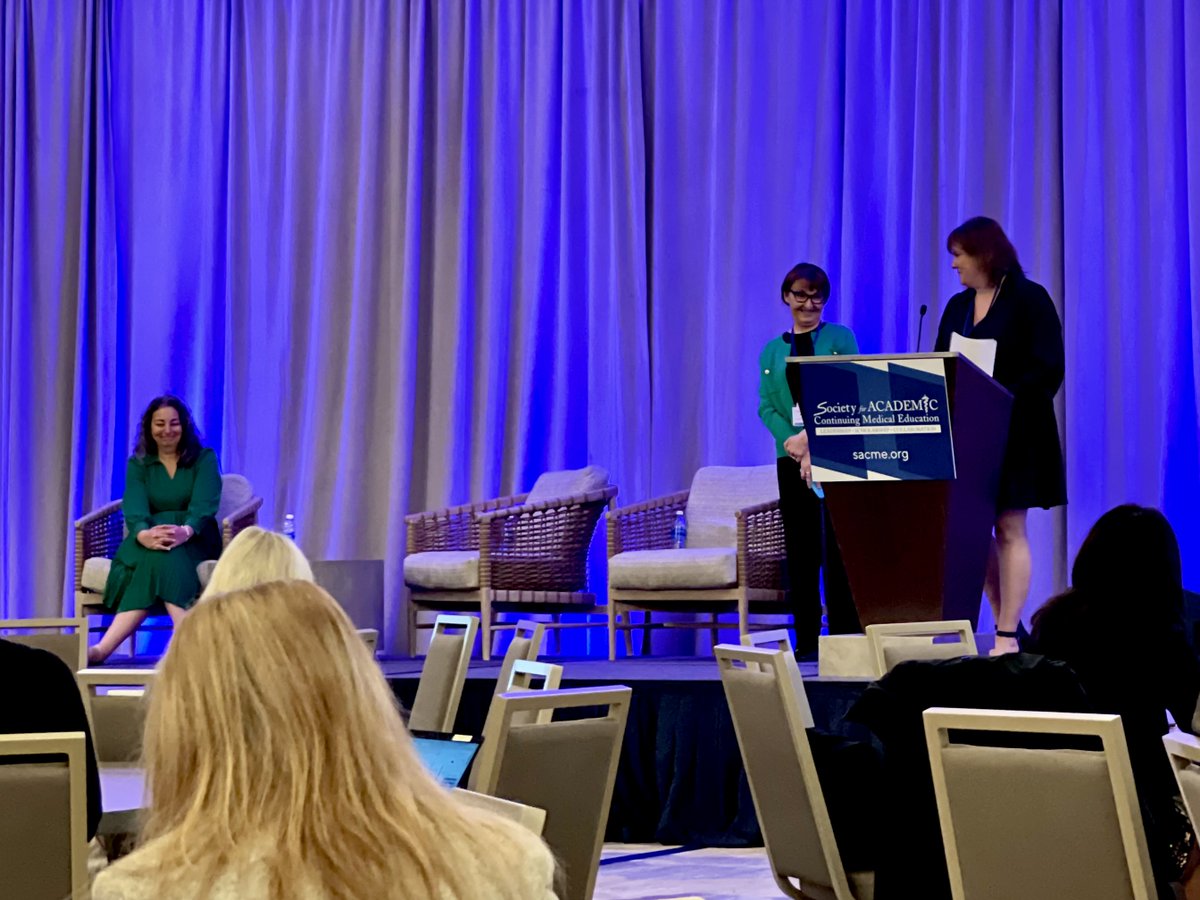 'Yes, you. Yes, here. Yes, today.' Couldn't imagine a better way to kick off #SACME2024 than this plenary on the importance of equity & inclusion in #MedEd #CPD #CME featuring @SSoklaridis, @BrankaAgic, & Holly Harris of @CAMHnews! 👏 @SACME_CPD @UofTPsych @camhEdu @CAMHResearch