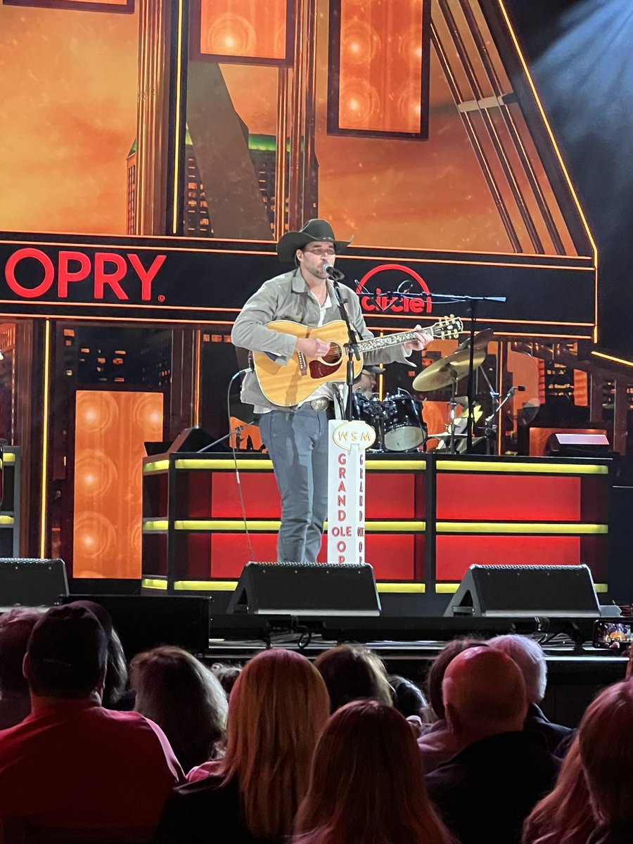 seth_crompton's tweet photo. We decided on a quick trip to Nashville, including to see  @UncleCharlie50 play at the @opry 

Very cool and great job. https://t.co/VI80ld4Pid