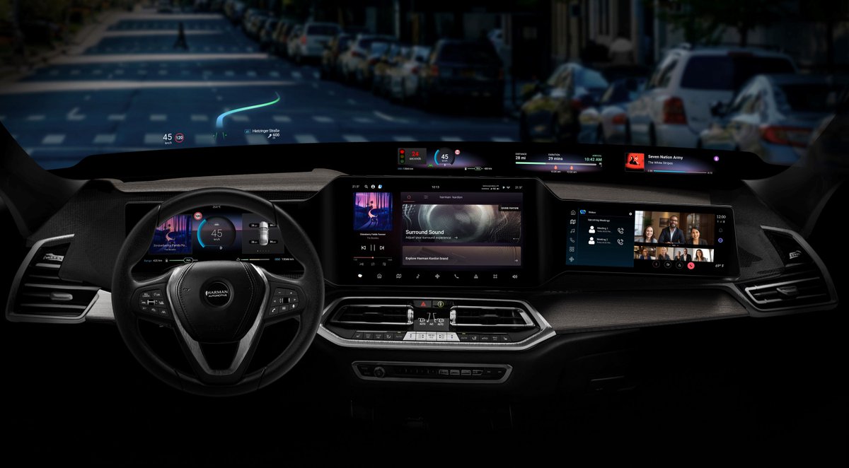 Harman's tweet photo. Together, #HARMAN and @Qualcomm are shaping the future of in-cabin connectivity. We wrapped up our #MWC24 showcase which displayed the new HARMAN Ready Connect 5G Telematics Control Unit, pushing the boundaries of connectivity to deliver rich in-cabin experiences. https://t.co/1ks54H7KnC