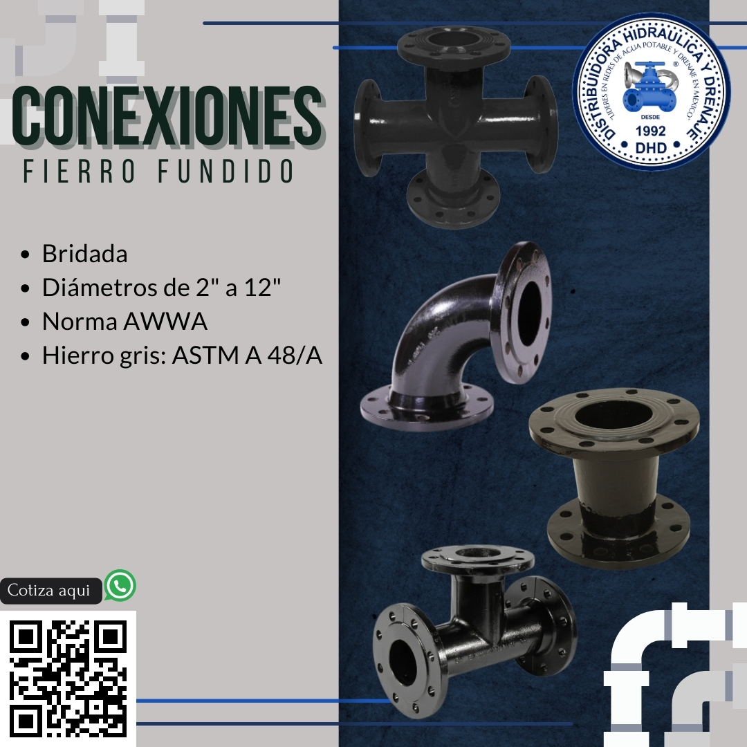 dhhidraulica's tweet image. Encuentra la mejor calidad en nuestra gama de Fierro Fundido Fo.Fo. Nuestra línea incluye válvulas, tubería, coladeras y conexiones. #fundido #con #fontaneria #distribuidorahidraulicaydrenaje #solodhd