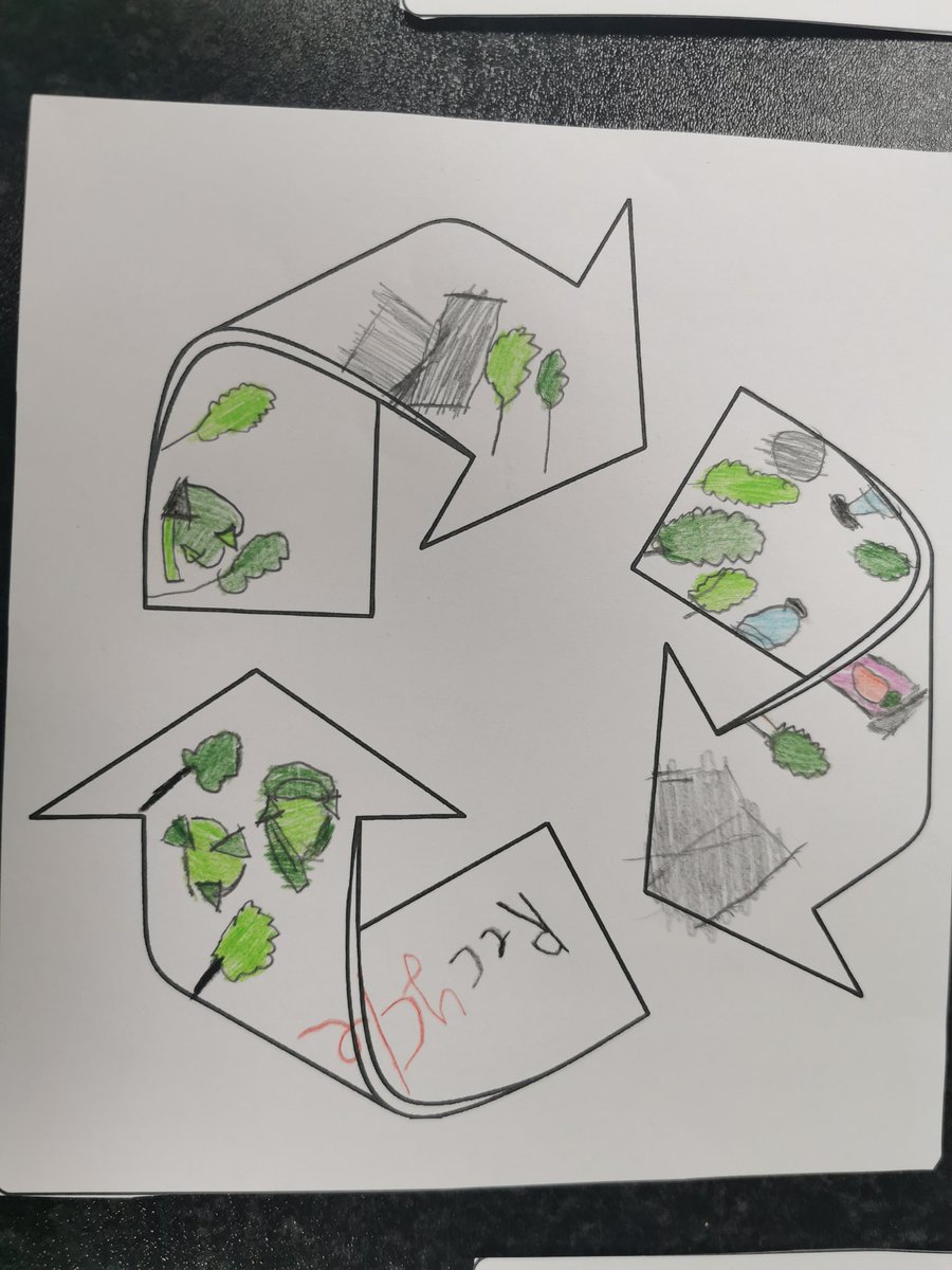 In our life skills lessons this week, we are looking at reduce, reuse, recycle and preparing for the Rainham Community Litter Pick. What do you think of our Logos for our new recycle bin. #KeepBritainTidy. @RivermeadSchool @RivermeadTrust @RivermeadCEO