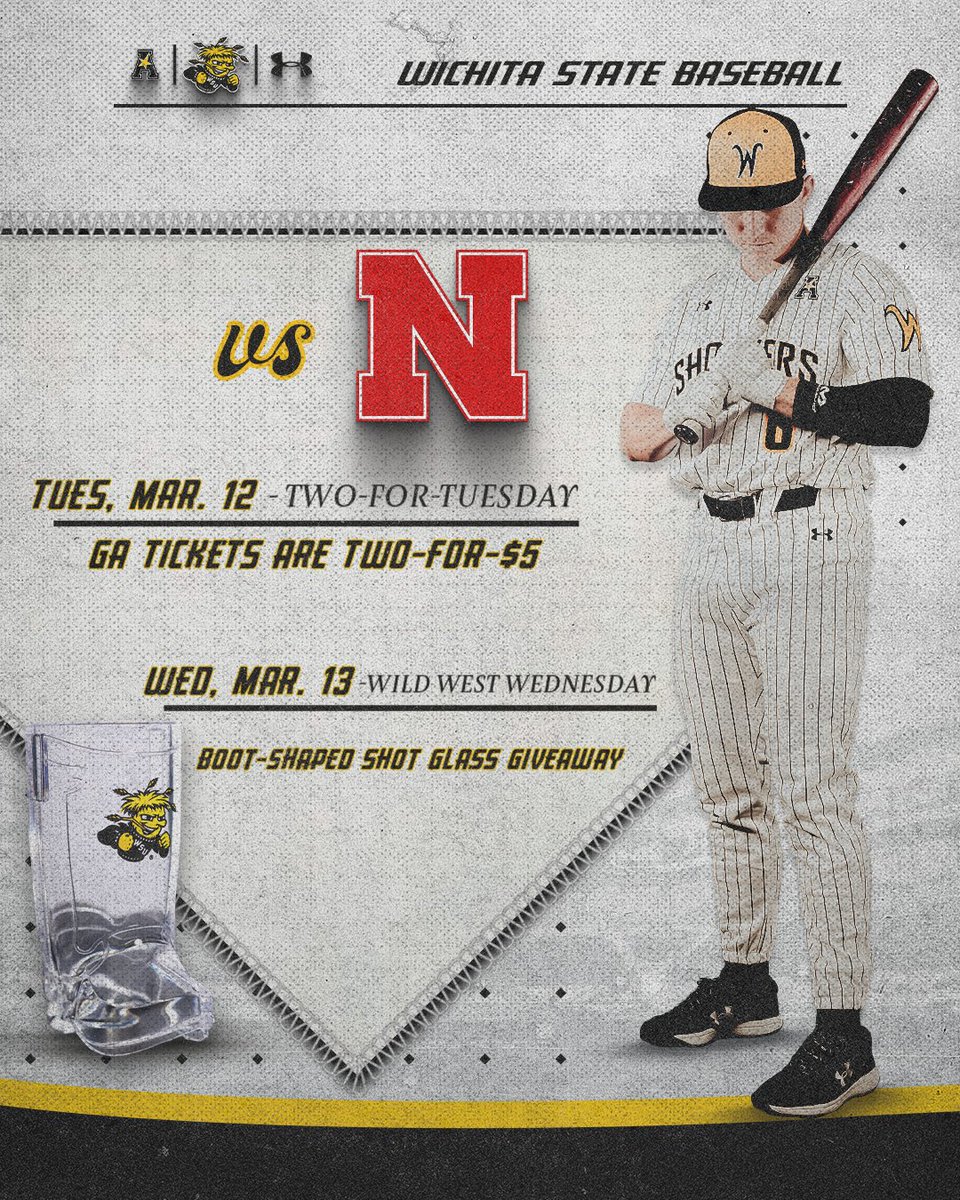 GoShockers's tweet photo. Cheap tickets &amp; a giveaway for 🌾 vs 🌽

🎟️ https://t.co/61ISTi7WVe

#WatchUs x @GoShockersBSB https://t.co/H2vm6hgMRF