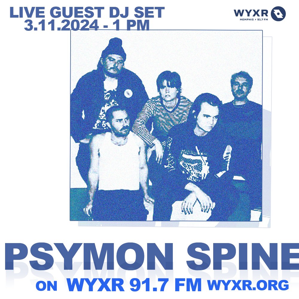 Tune in this afternoon as Brooklyn-based @psymonspine takes over WYXR 91.7 FM from 1-2 p.m.! Get to know the band and vibe to their favorite tracks ahead of tonight's live performance at @wiseacrebrew!