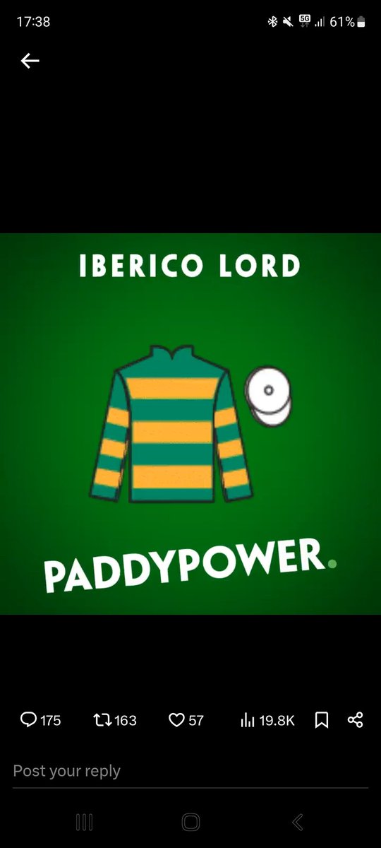 bradleyegeorge's tweet photo. @paddypower https://t.co/Kdobahw8zF