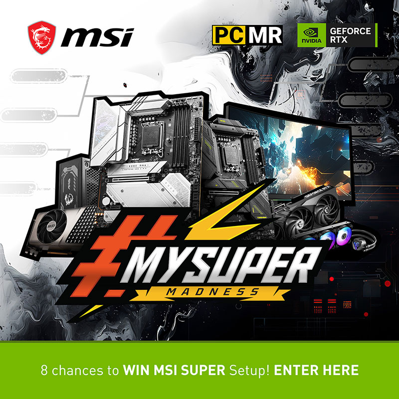 TheBlendedG's tweet image. @msiUSA
@OfficialPCMR
@NVIDIAGeForce 

Week 2 questions are up.

8 opportunities to win an MSI SUPER setup!  Giveaway for #mySUPER Madness running from March 1 through March 29.  More than $20,000 in prizes.  Join to Win! msi.gm/S687AB41