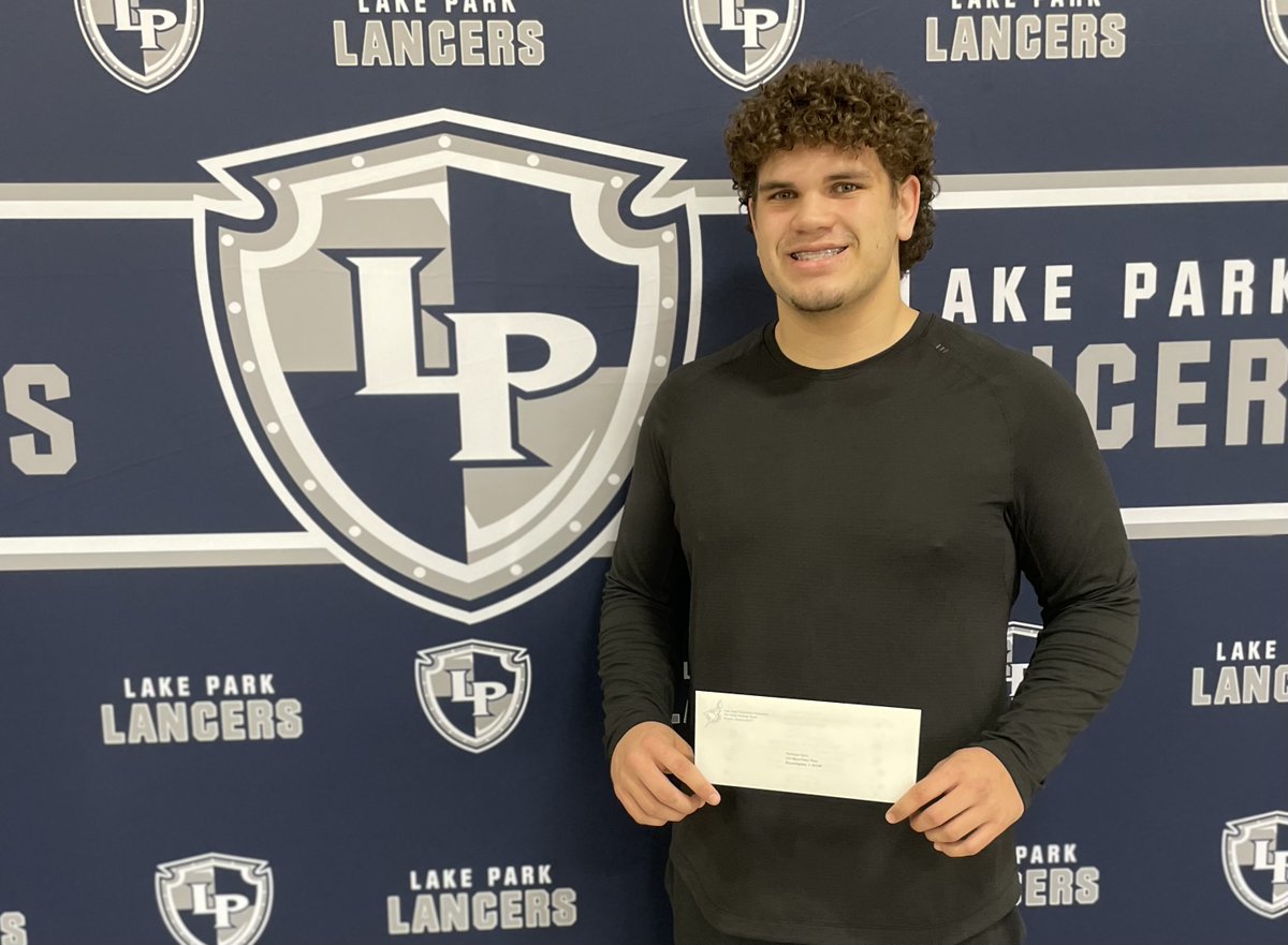 Congratulations <a href="/LakeParkFootbal/">Lake Park Lancer Football</a> Nick Cairo! This <a href="/DuKane8Conf/">DuKane Conference</a> Defensive Lineman of the Year and <a href="/racersfootball/">Murray State Football</a> commit is now a 2024 <a href="/LPHSEF/">LPHS EF</a> Spirit of Excellence Award Winner! Leading on and off the field. #WeAreLakePark