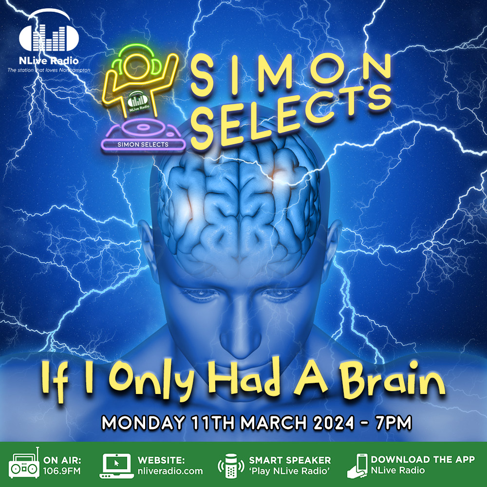 It's #BrainAwarenessWeek this week, so it's inspired Simon to pick out a selection of songs from across the decades all to do with the brain, the mind, and being smart. 🧠 Listen in from 7pm on 106.9FM, online at nliveradio.com, via smart speaker or app! #BrainWeek