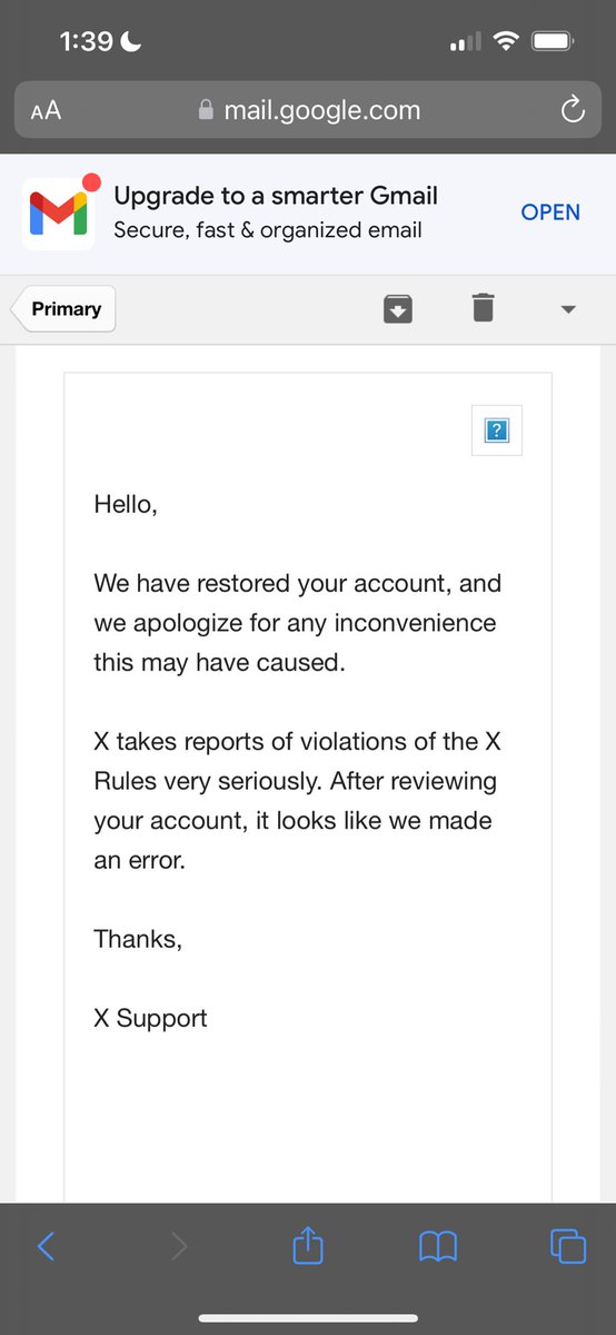 TRHLofficial's tweet photo. Thank you to those at X for correcting this Twitter error and restoring my X account. https://t.co/EUGO3M9KLj