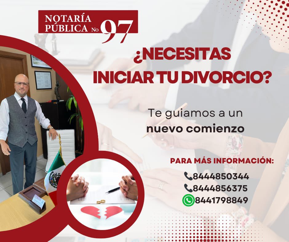 NOTARIA97's tweet photo. DIVIRCIO ANTE NOTARIO https://t.co/1o0fduuDZJ