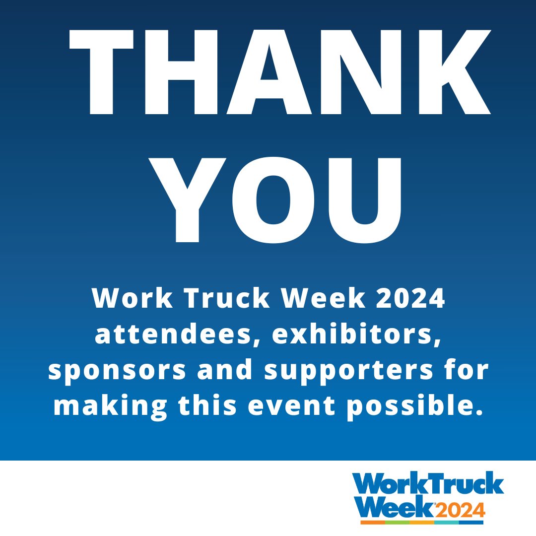 Thank you all for a great #WTW24! #worktrucks #worktrucks24 #greentrucks #greentrucks24 worktruckweek.com