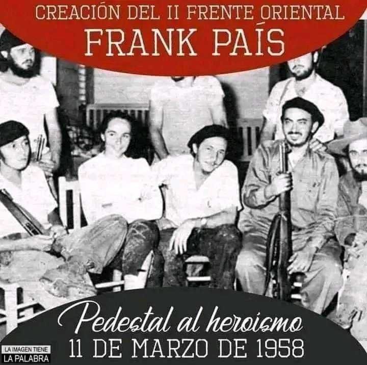 DouglasNorka's tweet photo. lI Frente Oriental Frank País García, 100% Revolución #CubaViveEnHistoria #dmemella #dpeSantiago #Mined @chacon_zuzel  @MellaAsamblea  @AureliaMelba https://t.co/wGK9XP80Aa
