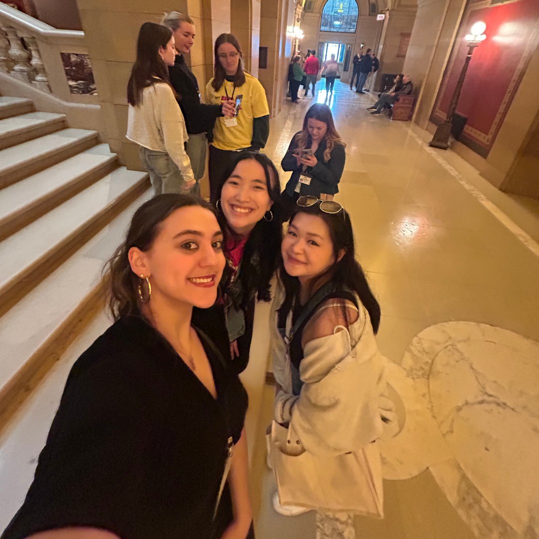 ppmn's tweet photo. Planned Parenthood Minnesota Generation Action students made an incredible impact on Reproductive Freedom Lobby Day advocating at the Capitol! They've inspired us yet again and continue to show us the power of youth in our movement 💪

#MNLeg #BansOffOurBodies #StandWithPP https://t.co/m34Cas4Wo6