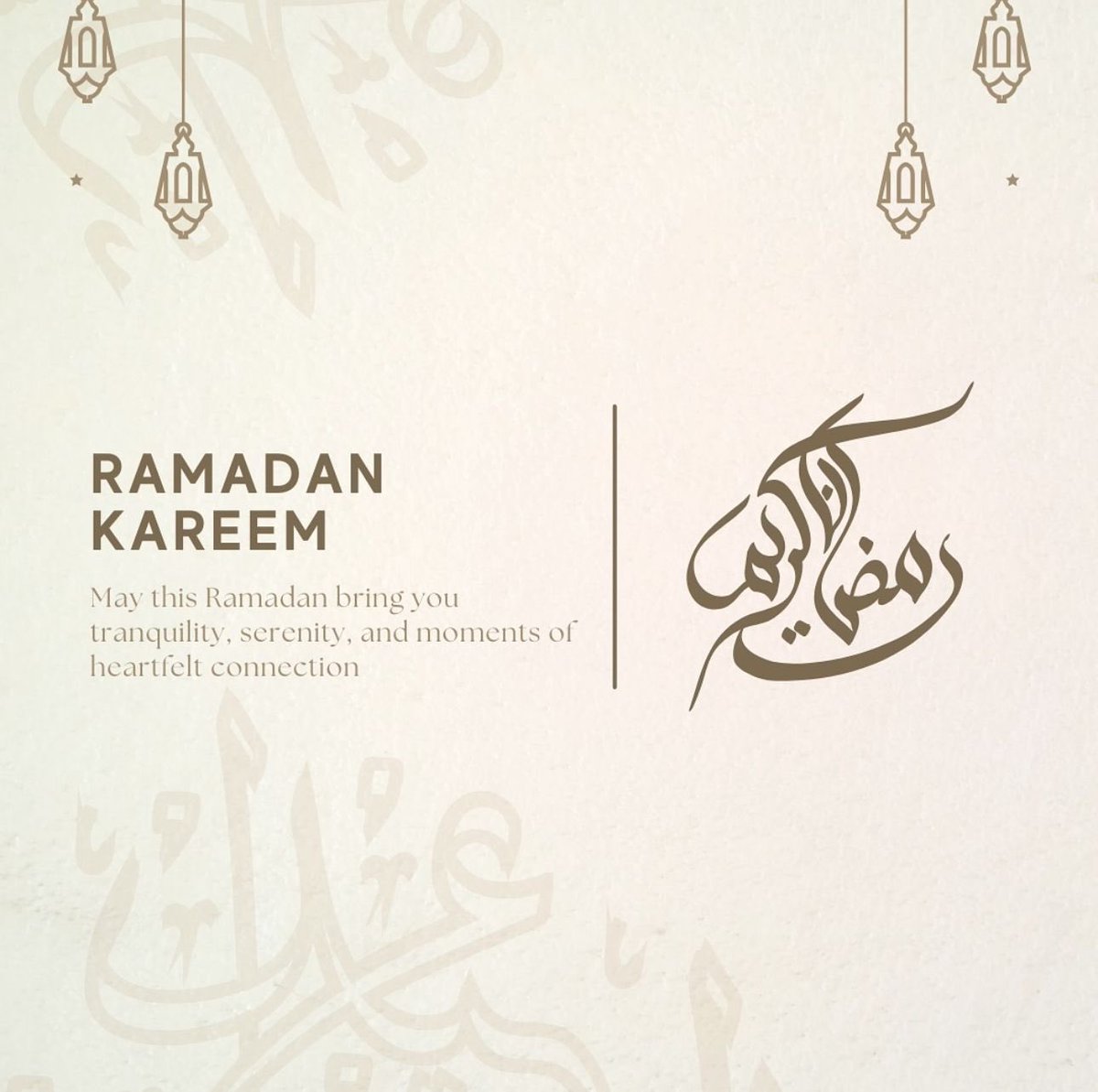 Ramadan Mubarak to all those observing the Holy month, especially to staff, providers & residents who will be fasting in prison. At this important time of community, reflection & faith may the almighty continue to plant seeds of understanding, harmony & justice #RamadanKareem