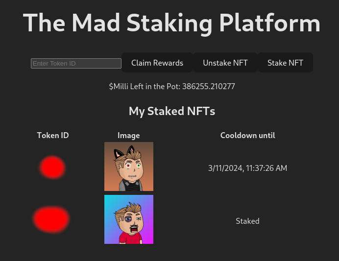 MadMen_SEI's tweet photo. #SEI 

Status Report
-1 Staking Ability
-2 Any token can be rewarded
-3 Still working on a nice UI to display / interact
-4 Currently testing $milli token on #SeiNetwork @MilliCoinSei https://t.co/80AX3fjG86