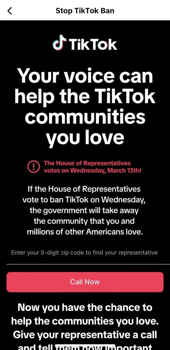 BREAKING: TikTok is still lying to its users and using them to lobby Congress to benefit a foreign adversary— the CCP. They could be working to actually benefit their users by separating TikTok from a genocidal dictatorship that threatens America. But they’re not… Why?