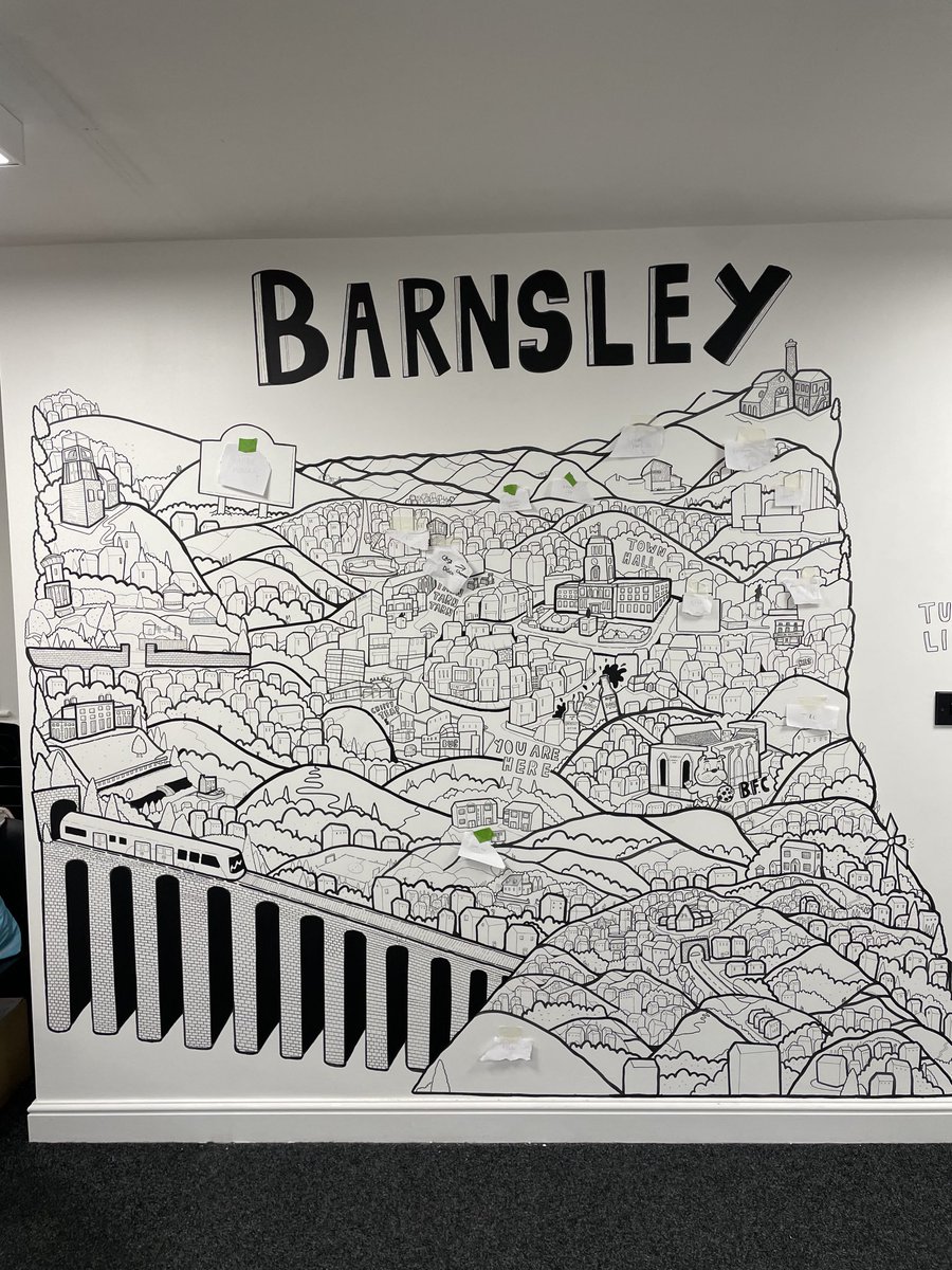 Education_IT's tweet photo. Tarn Art from a Tarn Lad @AdamBriscoeArt !! #TarnArt #TarnLad #Barnsley @Unit5Tykes @hcacademytrust few bits left t sort then it’s dun. https://t.co/2aajCIWSiz