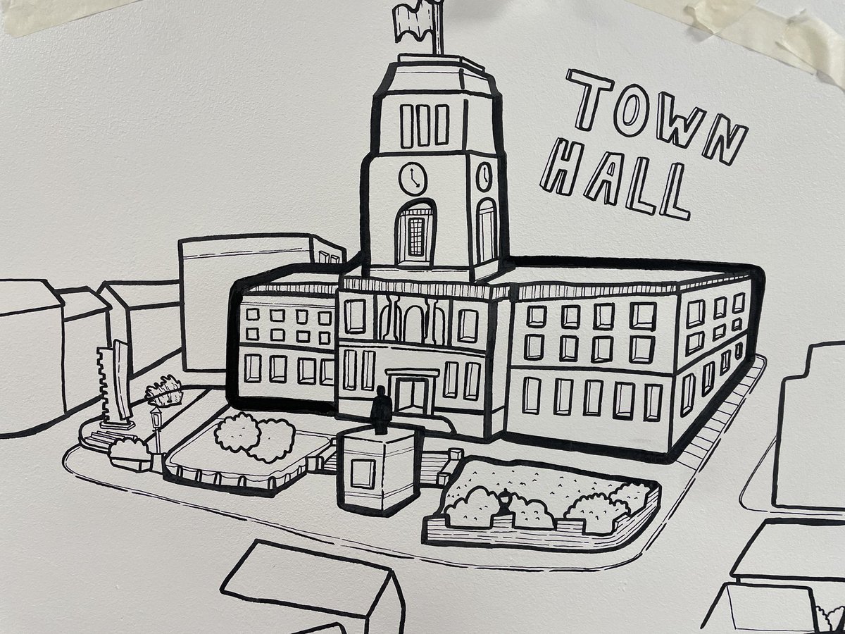 Education_IT's tweet photo. Tarn Art from a Tarn Lad @AdamBriscoeArt !! #TarnArt #TarnLad #Barnsley @Unit5Tykes @hcacademytrust few bits left t sort then it’s dun. https://t.co/2aajCIWSiz