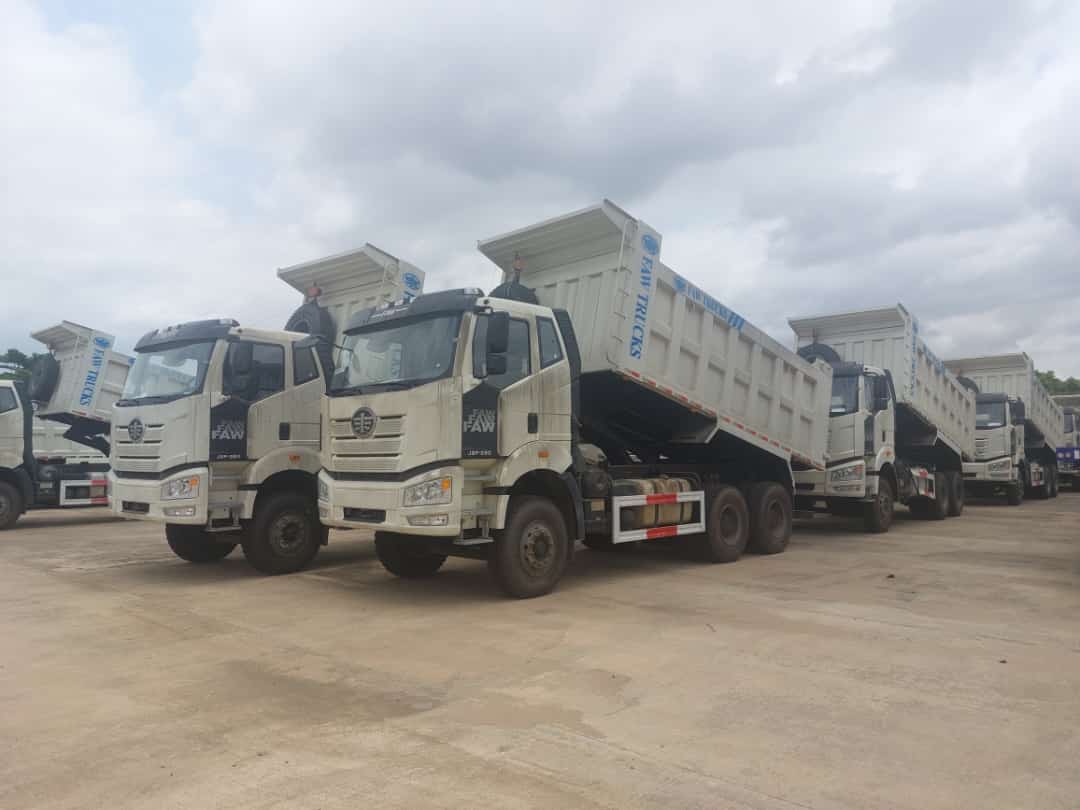 FAW J6P Dump Trucks For Sales and Supply Nationwide. We are accredited distributors of FAW in Lagos Nigeria. #FAWTRUCKS #FAW #Tippers #Construction #dumptrucks #trucks