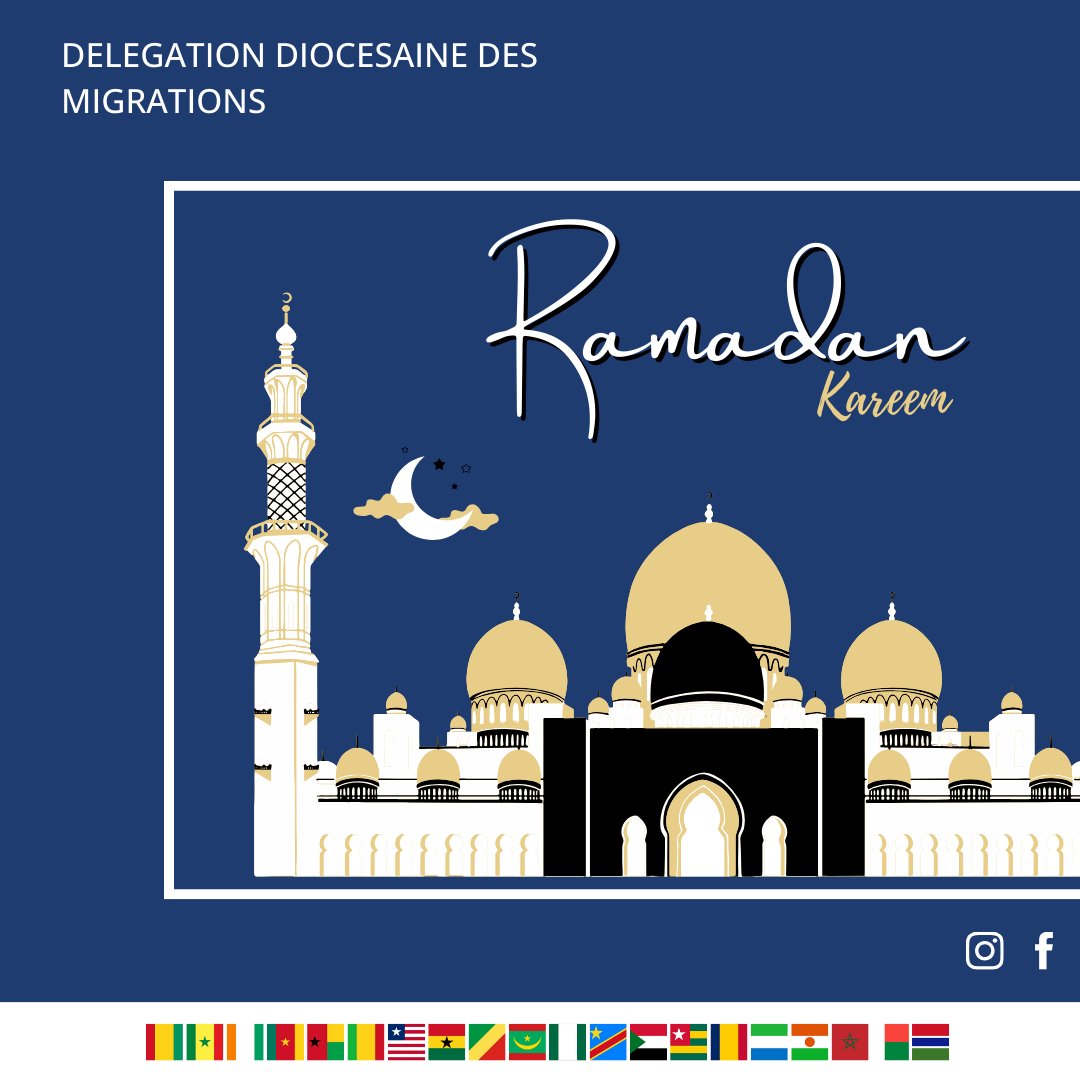 ddmigrations's tweet photo. 🌙|Nous souhaitons à tous une période de jeûne bénie, avec une pensée particulière pour les personnes en mobilité👣.

▪️Que cette période de renouvellement spirituel soit une source de miséricorde, apportant ainsi paix, amour et pardon à notre monde🩵.
#DDM #RamadanKareem #Carême https://t.co/eK2NvJWVAH
