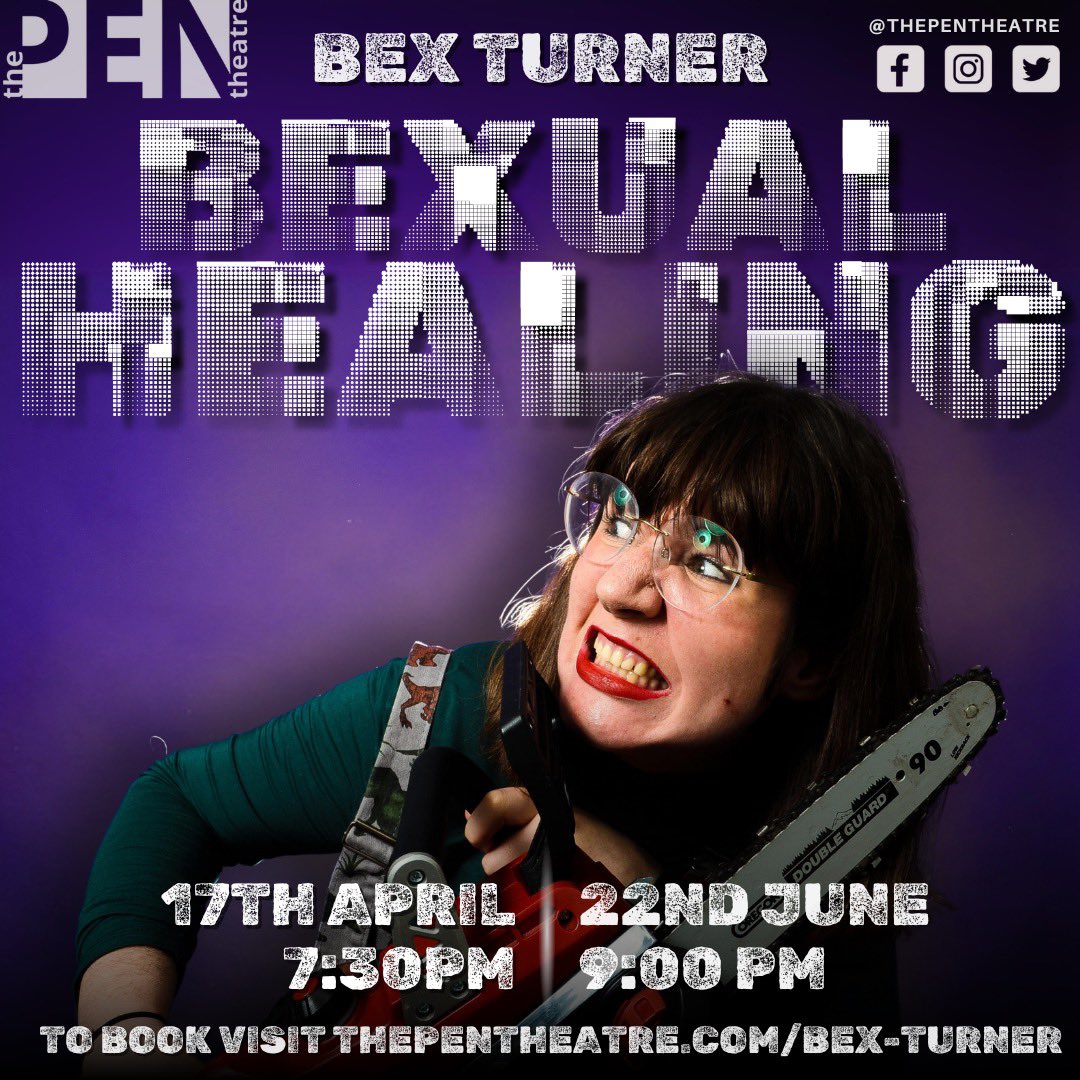 📣 NEW COMEDY ANNOUNCED 📣 @BexTurnerComedy BEXUAL HEALING 17th April, 7:30pm & 22nd June, 9:00pm | Character comedy in which the awkward sex symbol Maybe West shares anecdotes with awkward characters from the 1920s-1990s. | Book tickets now! > thepentheatre.com/bex-turner