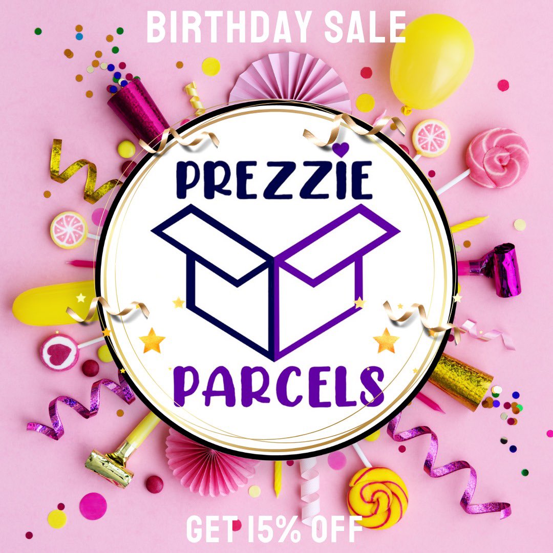 🎉Yesterday was our 1 year anniversary celebration! 🎂🎈 

To thank you for your incredible support over the past year! To celebrate we’re offering 15% off all Prezzie Parcels in our Etsy gift shop!

prezzieparcelsltd.etsy.com

#birthdaysale #gratefulforyou #shoplocal #etsyfinds