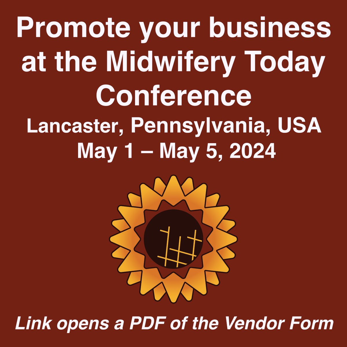 Promote your product or service at the Midwifery Today conference in Lancaster, Pennsylvania, May 1–5 drive.google.com/file/d/1b7NEa9…