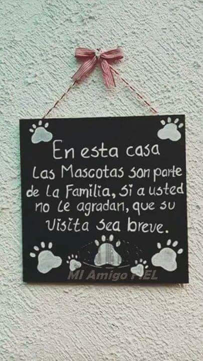 Que tal un letrero así en la entrada de tu casa?