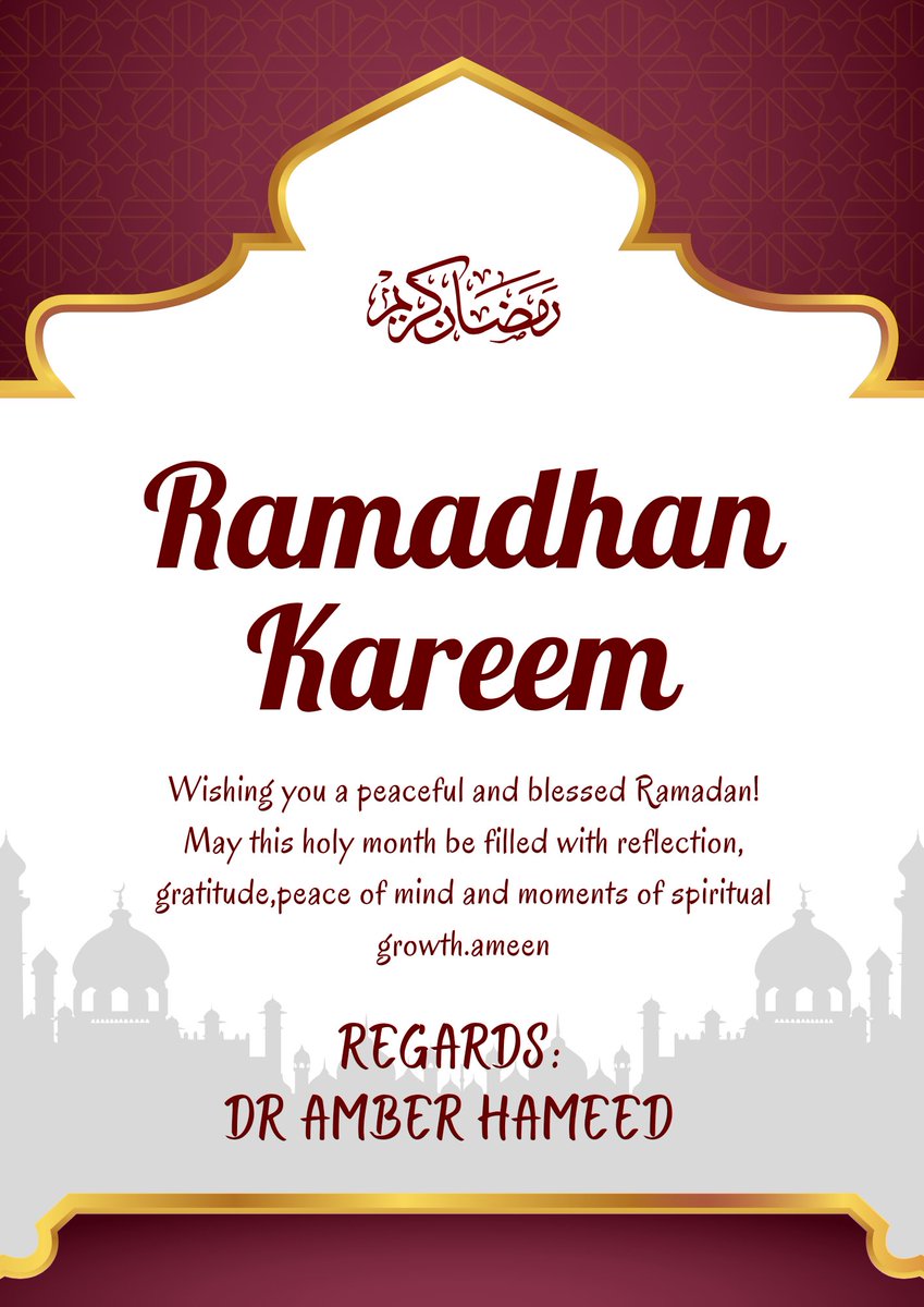 Ramadan Mubarak.Keep remember in your prayers.
