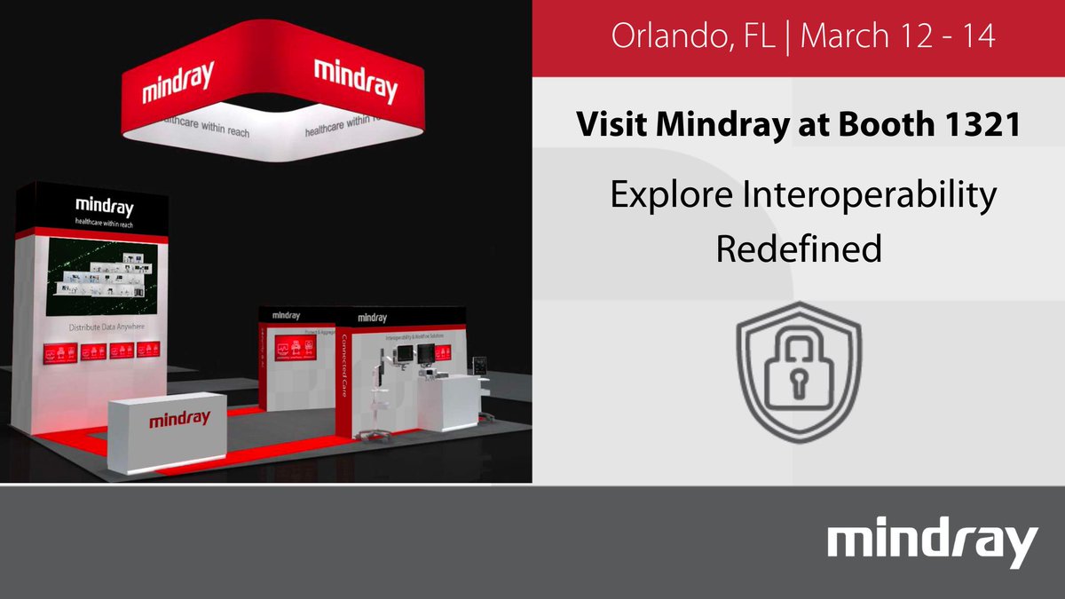 Come connect with the Mindray team at #HIMSS2024 at Booth 1321!  See how Mindray can help make your data more relevant with Mindray’s Enterprise solutions.  Please use the following link to book some time with the Mindray team&gt;&gt;&gt; ow.ly/sNt550QHga6 

We’ll see you there!