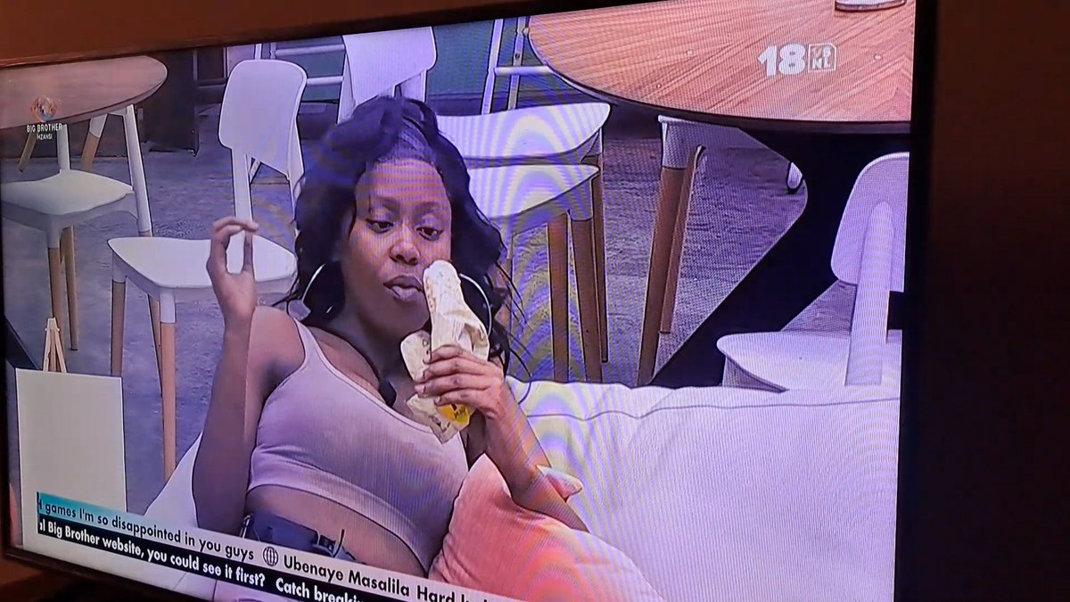 After a stressful day only @MagnumSA can make Mpumi feel better. 

WE LOVE YOU MPUMI 
ANOTHER DAY TO CONTRIBUTE
#MpumiLandan
#MpumiMthimunye 
#BBMzansi