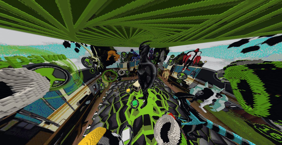 Hello friends, here is a commission that took me some time to do, but it went well and the client was very impressed with the work done. 
We love you 🪐✨

#Minecraftbuilds #minecraft #boxpvp #organic #art