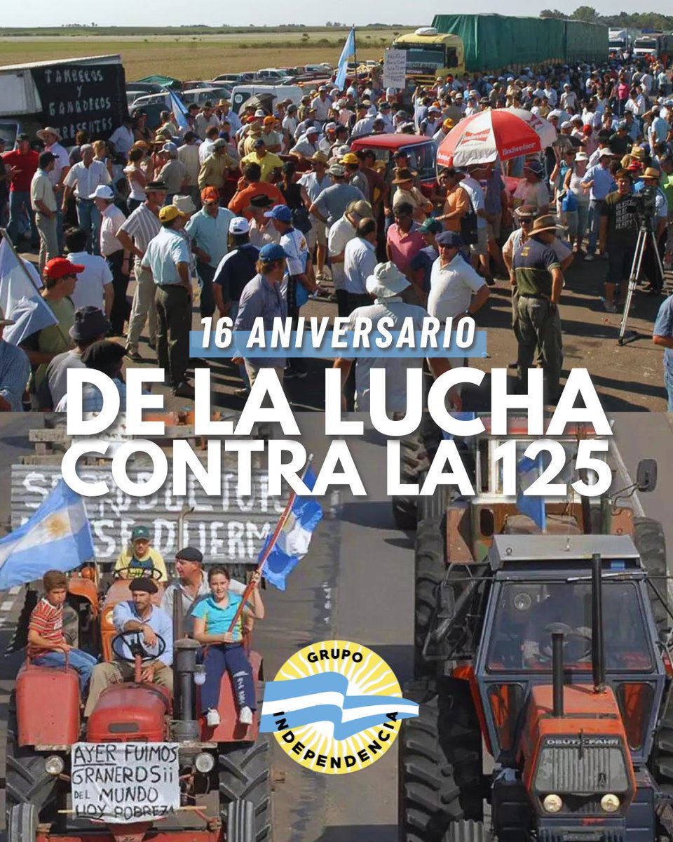 Recordamos y felicitamos a los que nunca abandonaron la defensa del CAMPO ARGENTINO