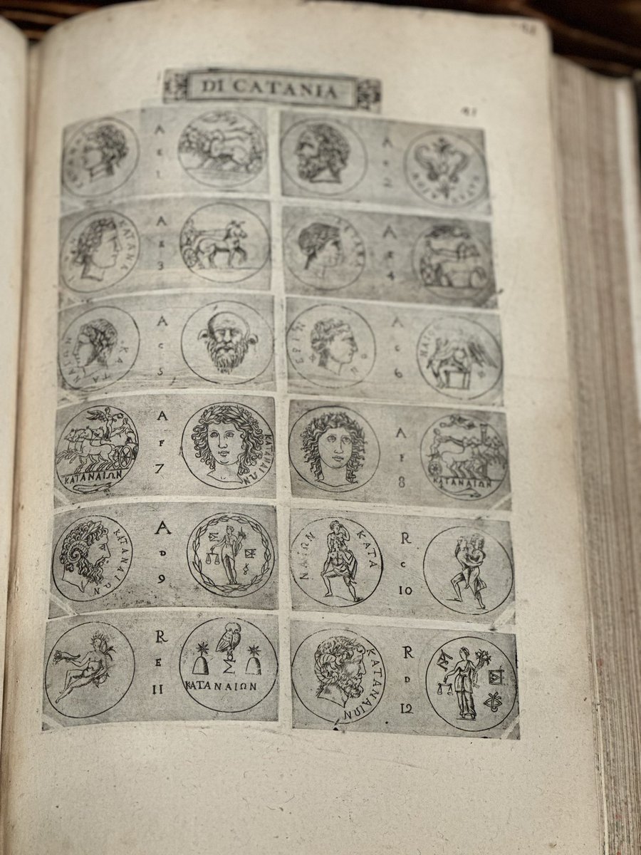 HenryPordesBook's tweet photo. This is a fine numismatic collection of a
series of Sicilian coins published in 1697!! #sicily #paruta #italy #ancientitaly #numismatics #ancientcoins #palermo #siracusa #catania #rareeditions #henrypordesbooks #bookshopcrawl #charingcrossroad #antiquarian #antiquarianbooks https://t.co/YpPmOZiY5P
