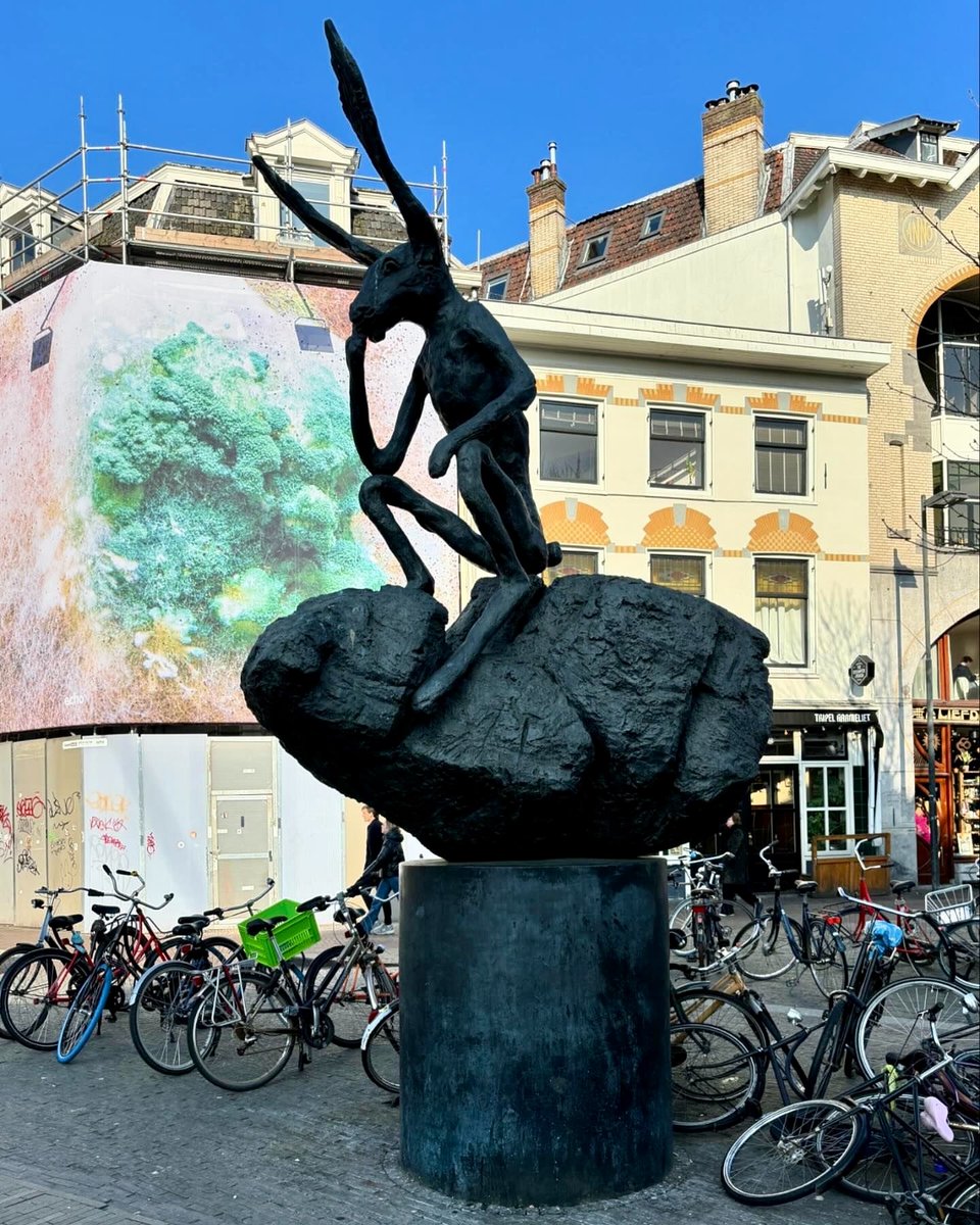 'Thinker on Rock' (1997) in Neude Square, Utrecht, Netherlands. Thank you Peter Foolen for the wonderful photo.