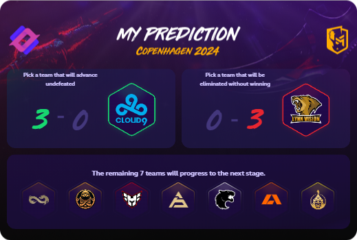 It's time for major predictions again! Together with @skinclubmedia we are bringing you a completely free Pick'em system where you can win skins by choosing the correct teams without any deposit. Make your picks here bit.ly/SWANIPICKEM and challenge me for that #1 spot!