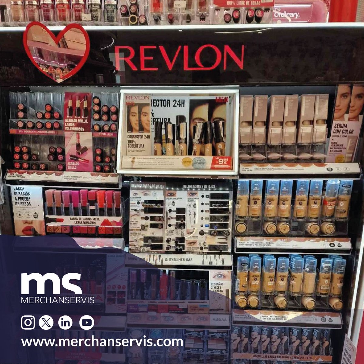 merchanservis's tweet photo. ¡Volvemos al glamattack! Actualización del mobiliario de REVLON a nivel nacional.

#equipoMS #trademarketing #revlon #beauty https://t.co/mZLfiiHcj9