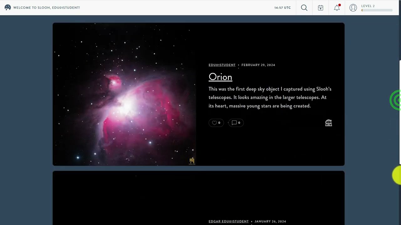 Slooh telescope best sale