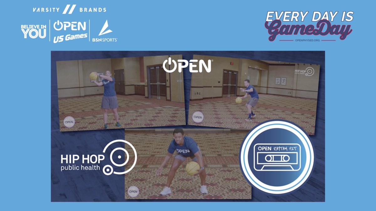 🏀 NEW CONTENT!🏀 New Rhythm Fit routines using basketballs are up with videos! All free at OPENPhysEd.org! Thanks to our partners @HHPHorg for the beats! #physed #teachershelpingteachers #everydayisgameday #shapecleveland