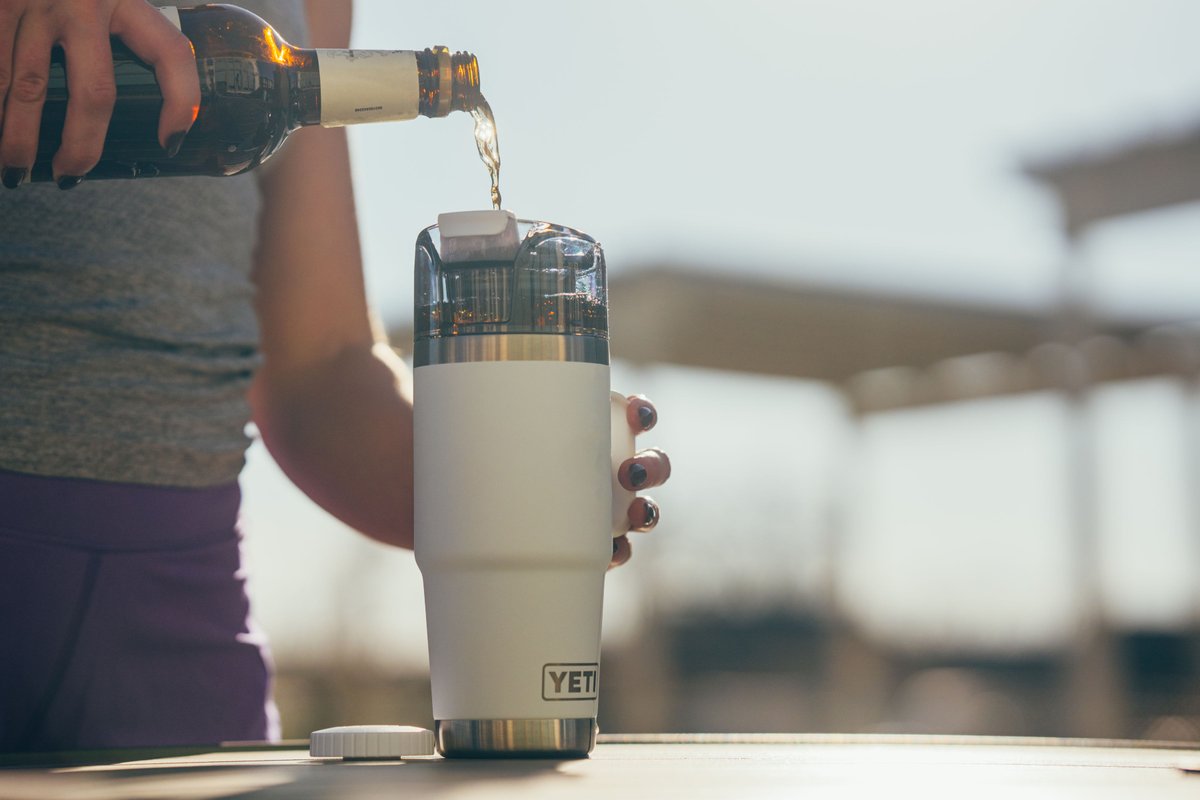 TheFlasKap's tweet photo. The Madic Liquor Kap holds up to 9 shots, fits on your #Yeti, and dispenses exactly 1/2 a shot every time you press the button. Would you use this?

#FlasKap https://t.co/eLG8iJ1YBS