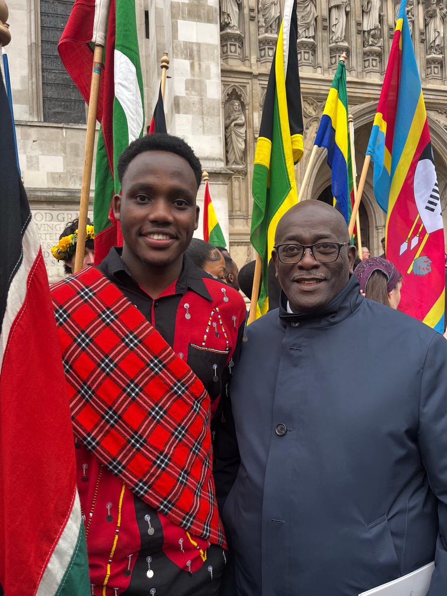 MEsipisu's tweet photo. Also attended an inter-faith Commonwealth service at Westminster Abbey where Kenyan Brunel University Billy Yegon student proudly carried Kenya's flag. We also attended #MemorialGates event to honour Commonwealth citizens killed in 1st &amp; 2nd World wars. 2/2 https://t.co/pVeB5NaWfl