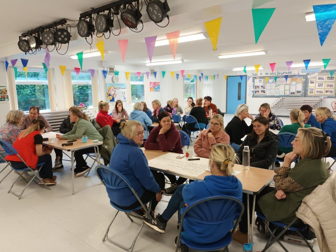 Last Thursday, Mary and Tiarnán travelled to @phoenixips for a session for staff, focusing on the Integrated Ethos and Tricky Conversations. Thank you to all involved for taking part and for sharing your input and thoughts with us. We hope you found it useful!