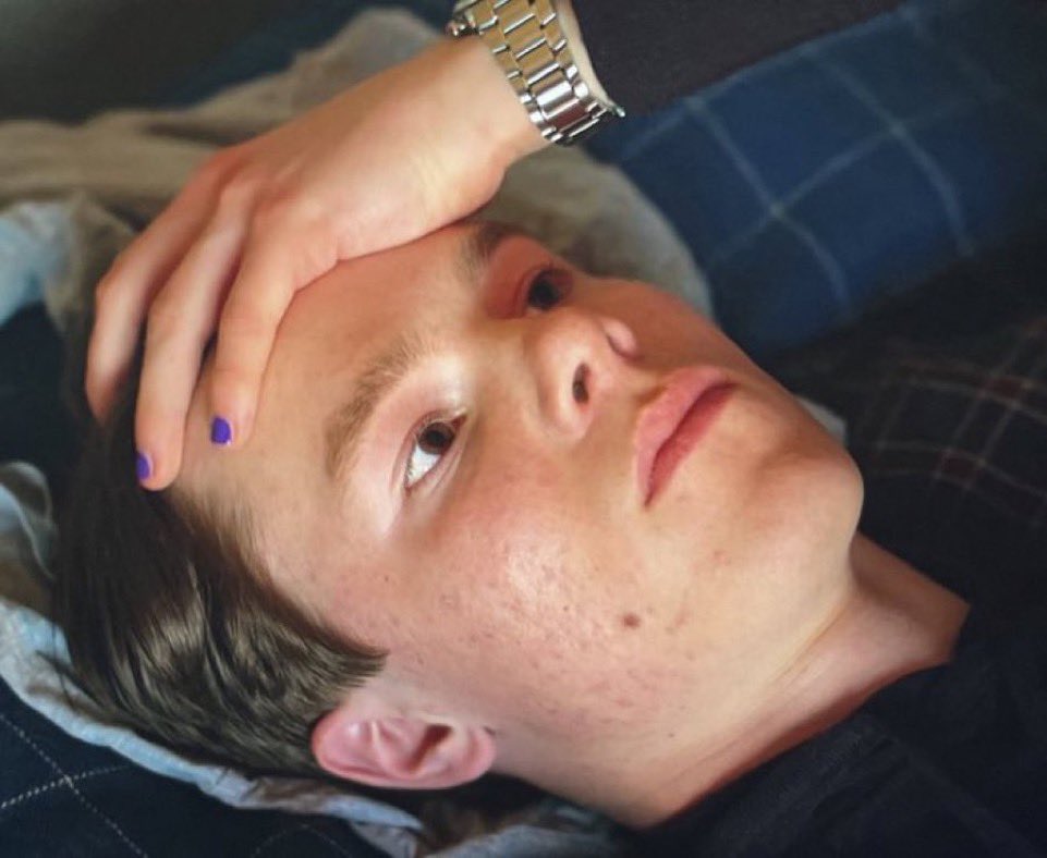 mxgalitzine's tweet photo. gay people are like “she saved my life” and it’s crown prince wilhelm wearing purple nail polish https://t.co/pKI0dOJs9p